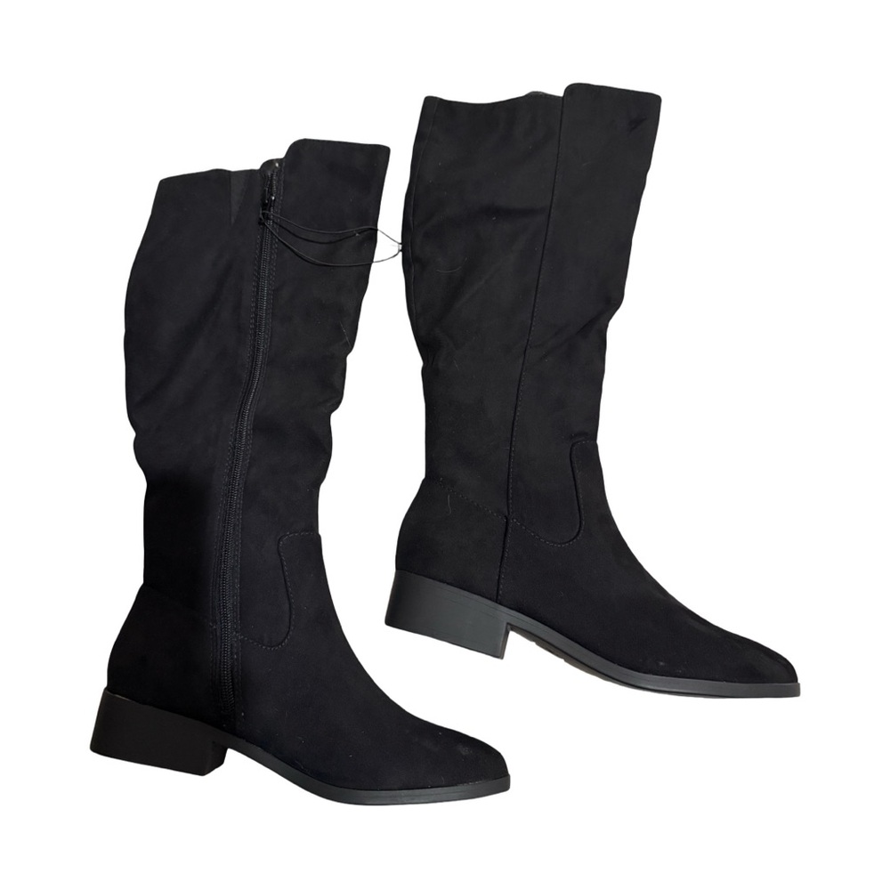 NWT Style & Co. Black knee high Riding Boots
